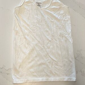 George White Tank Top